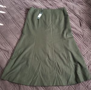 Talbots green skirt